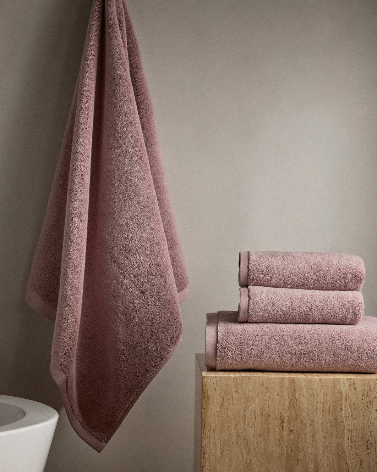 Plush Organic Turkish Cotton Bath Bundle (4 pieces) - One Size / White