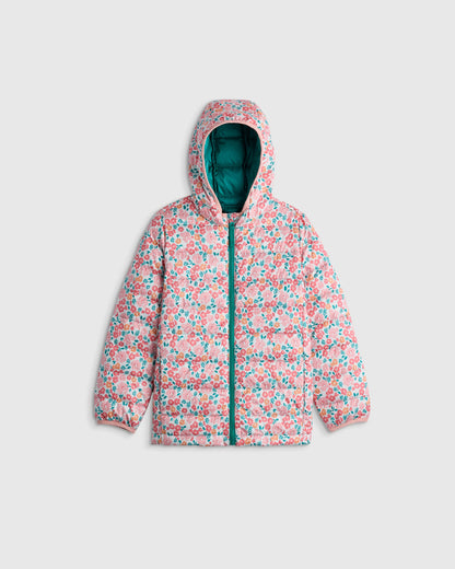 Lightweight Down Hooded Puffer Jacket - 2T / Tidepool
