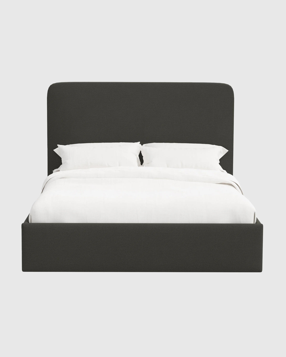 100% Linen Curved Bed - Full / Canvas