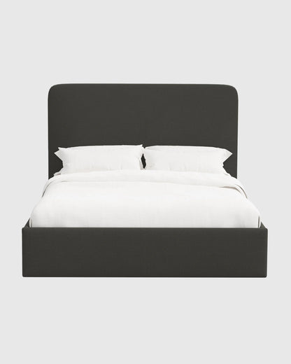 100% Linen Curved Bed - Full / Canvas