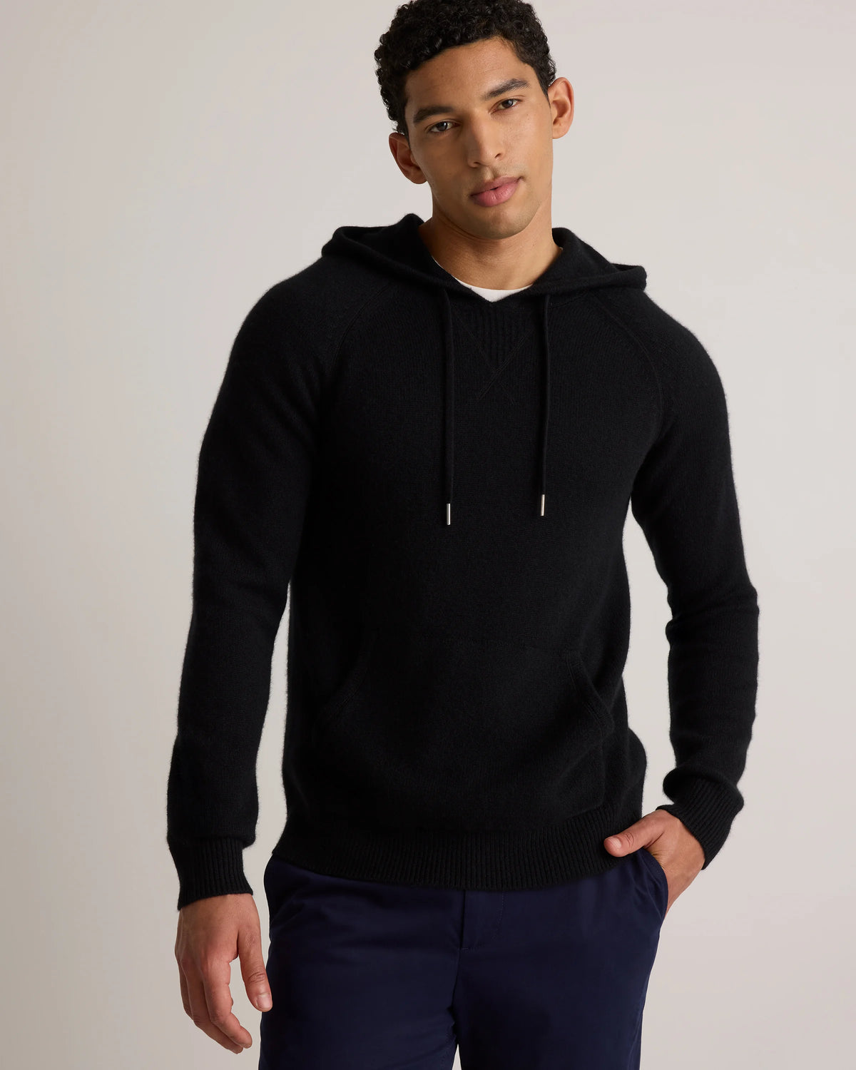 Mongolian Cashmere Pullover Hoodie - XS / Sea Spray Green