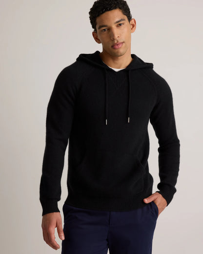 Mongolian Cashmere Pullover Hoodie - XS / Sea Spray Green