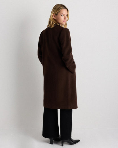 Wool Cashmere Blazer Coat - XS / Mocha Brown