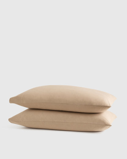 Organic Jersey Pillowcase Set - Standard / Light Blue