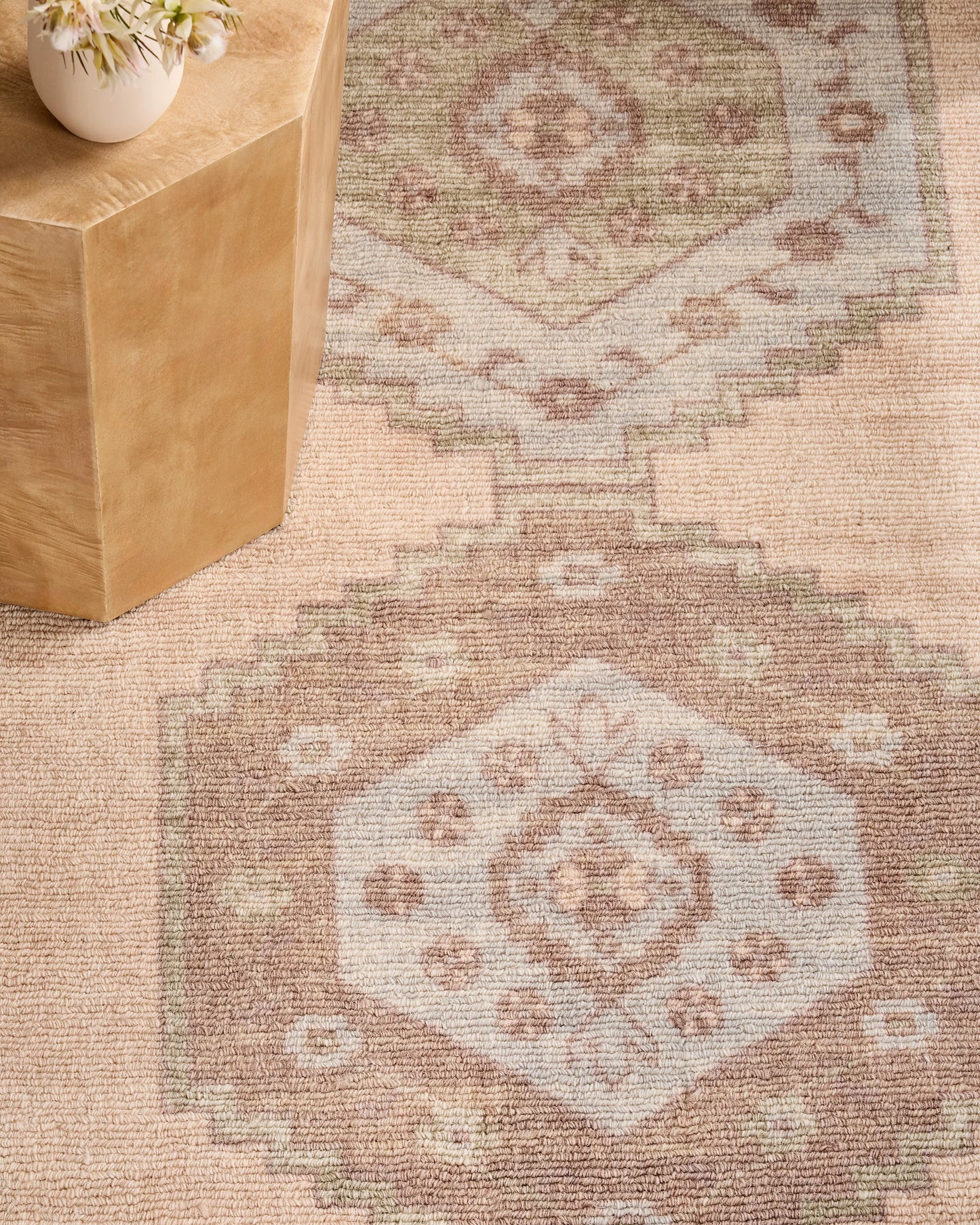 Ellery Tufted Wool Rug - 3' x 5' / Pink Multi