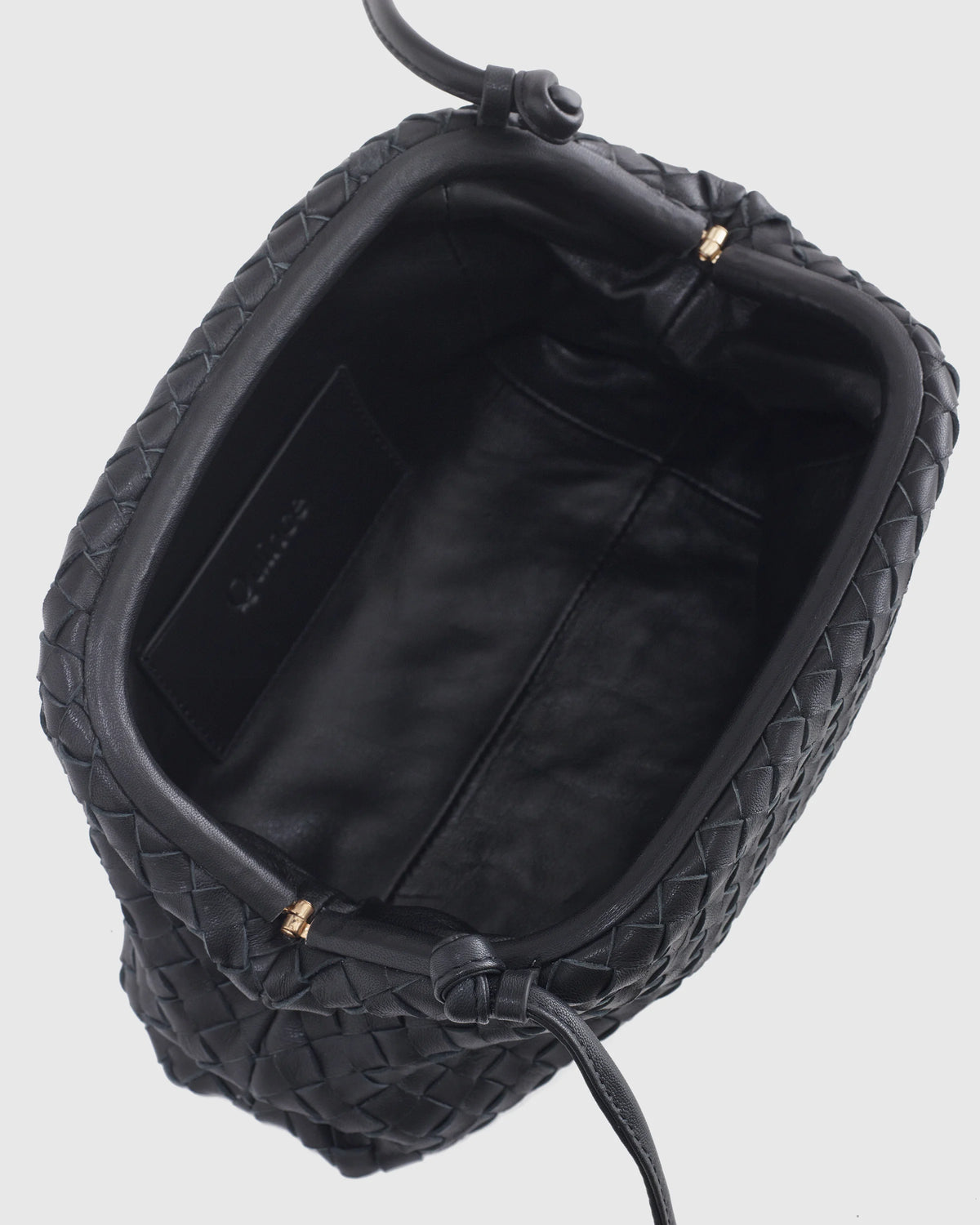 Naomi Handwoven Clutch - One Size / Black