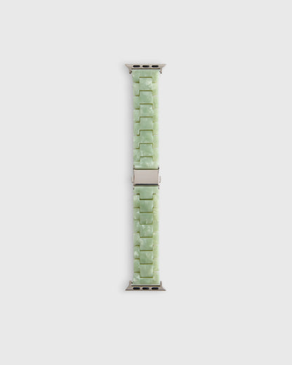 Acetate Smartwatch Band - 38mm - 42mm / Grey Tortoise