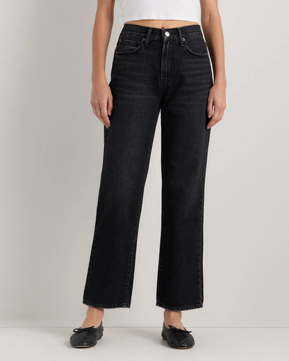 Bella Rigid Straight Jeans - 24 / Rinsed Indigo Blue