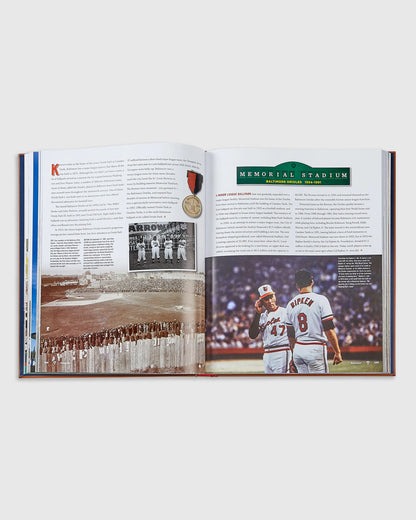 Ballparks Past and Present Leather Bound Book - One Size / No Color