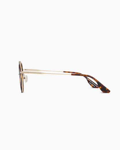Miami Polarized Stainless Steel Sunglasses - Standard / Gold/Clear with Green gradient lens