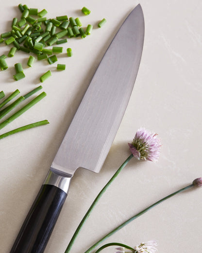 Essential Japanese Damascus Steel 8" Chef's Knife - One Size / No Color