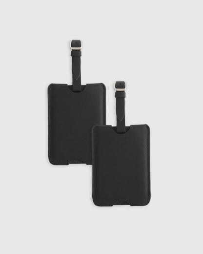 Nappa Leather Luggage Tag (2-Pack) - One Size / Cobalt Blue