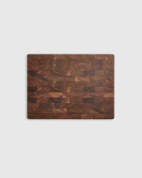 North American Walnut End Grain Butcher Block - One Size / Walnut