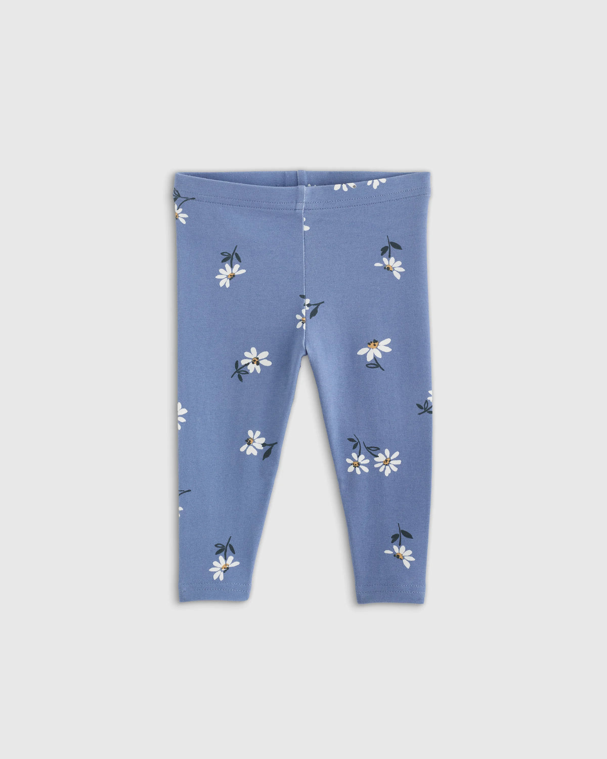 Organic Cotton Leggings 4-Pack - 0-3M / Golden Daisy/Black Dot