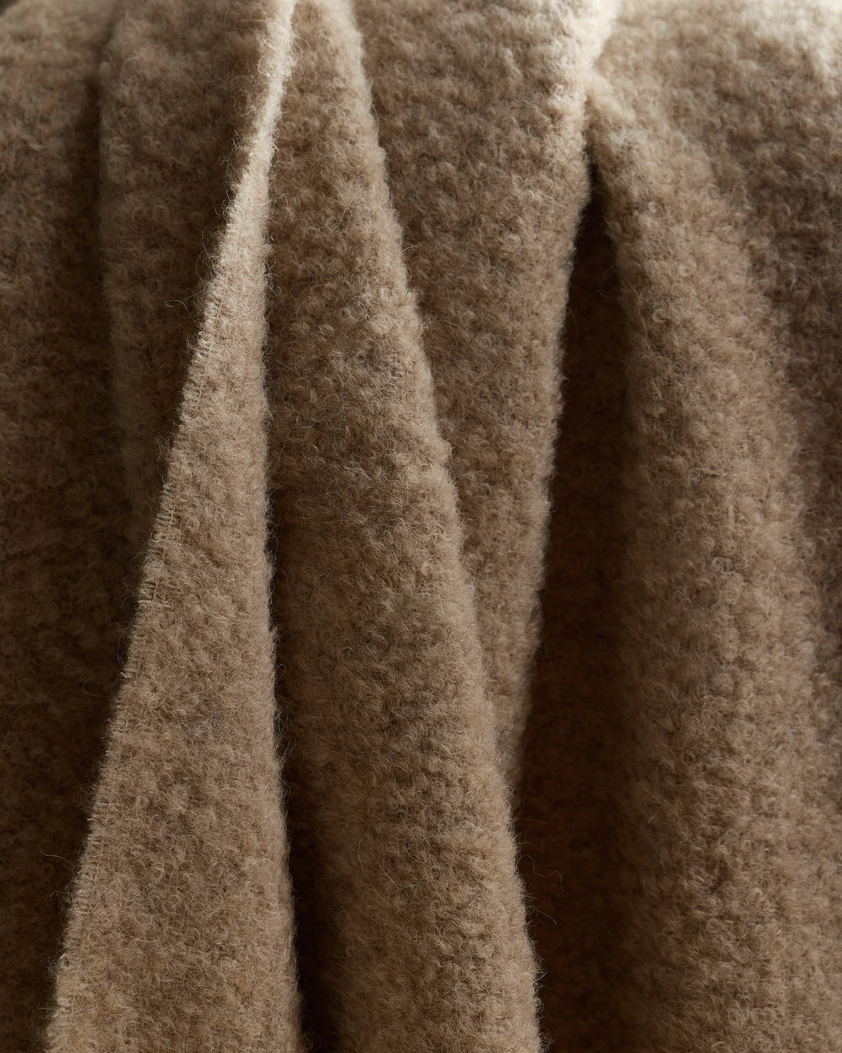 Alpaca Boucle Throw - 50x70 / Ivory