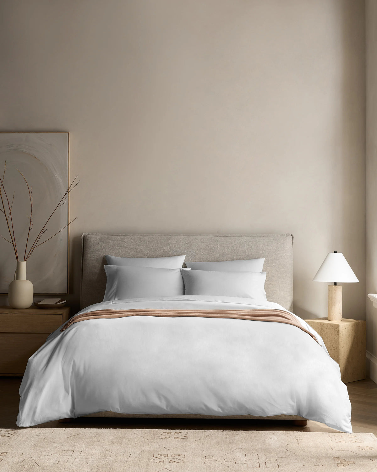 Organic Crisp Percale Sham Set - Standard / White