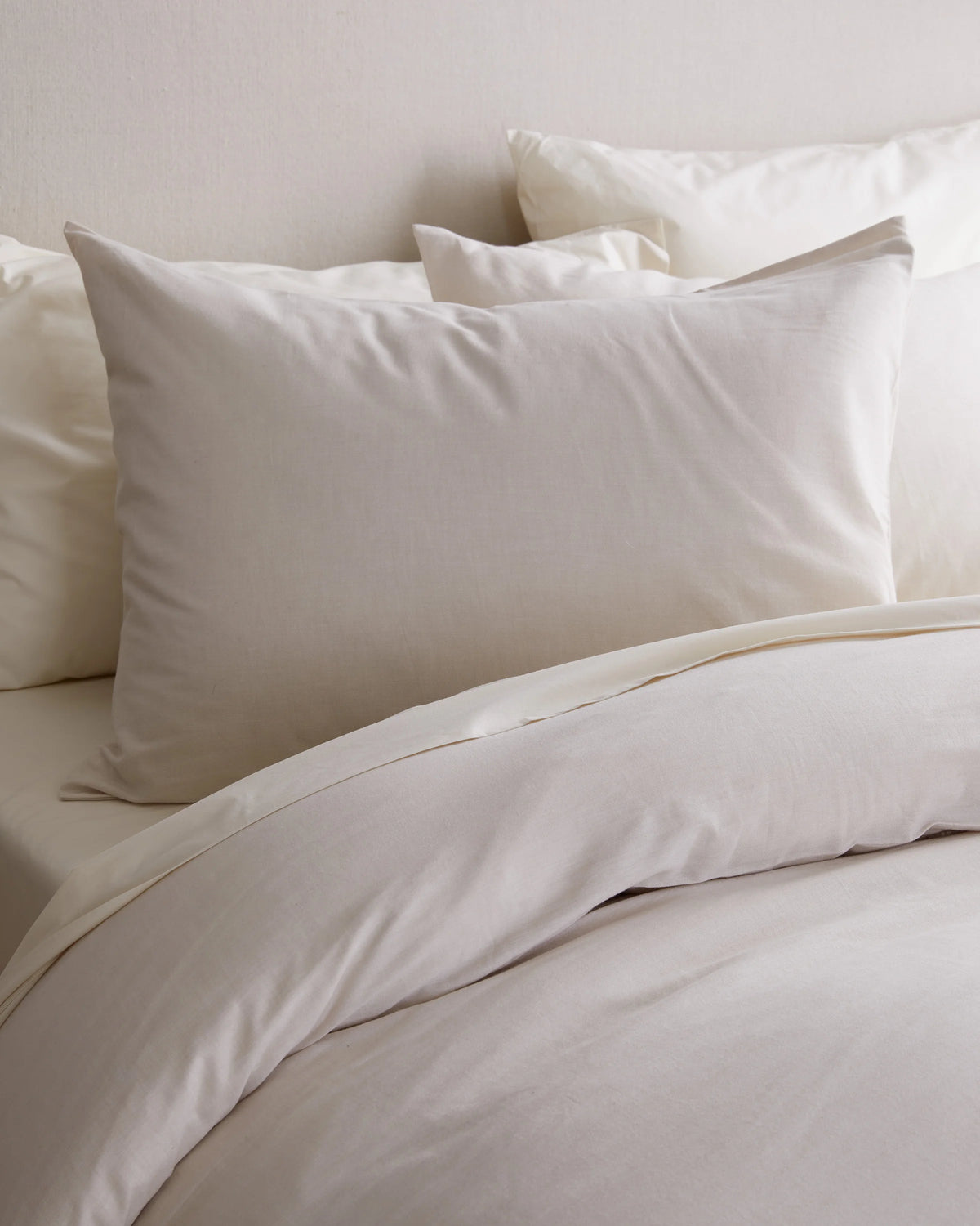 Mongolian Cashmere Cotton Sham Set - Standard / Grey