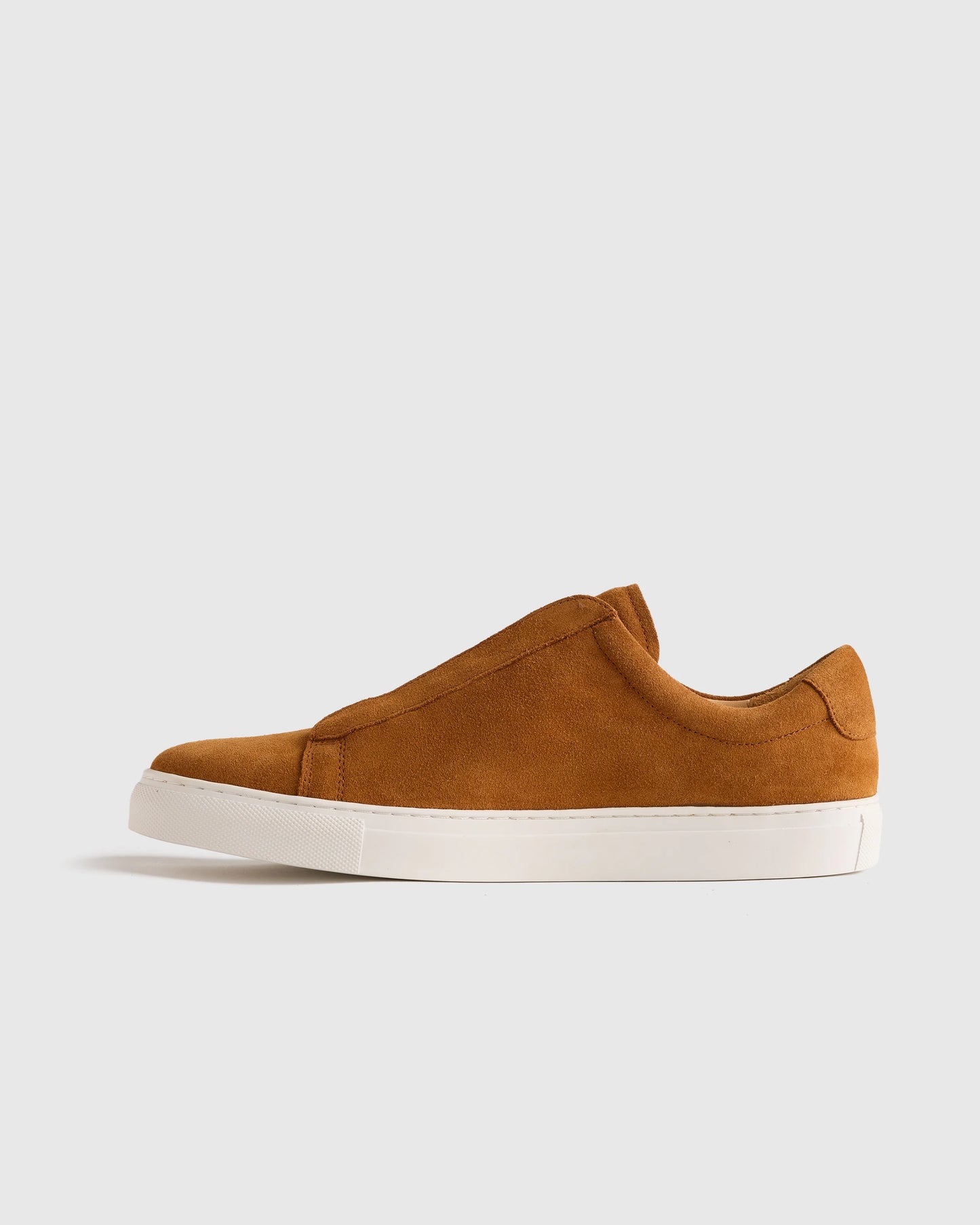 Italian Suede Tailored Sneaker - 7 / Fog
