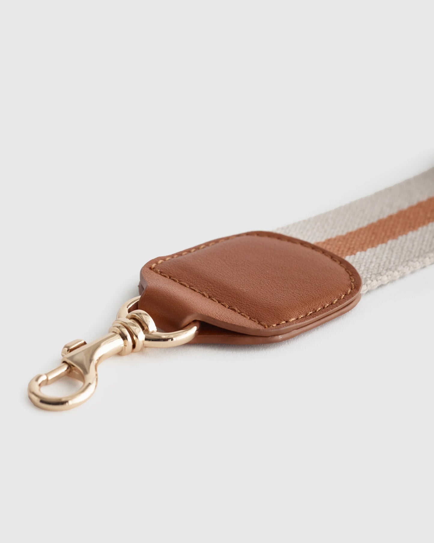 Organic Cotton Adjustable Webbing Strap - One Size / Black/Natural