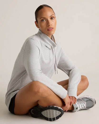 SuperSoft Fleece Mock Neck Pullover - XS / Navy