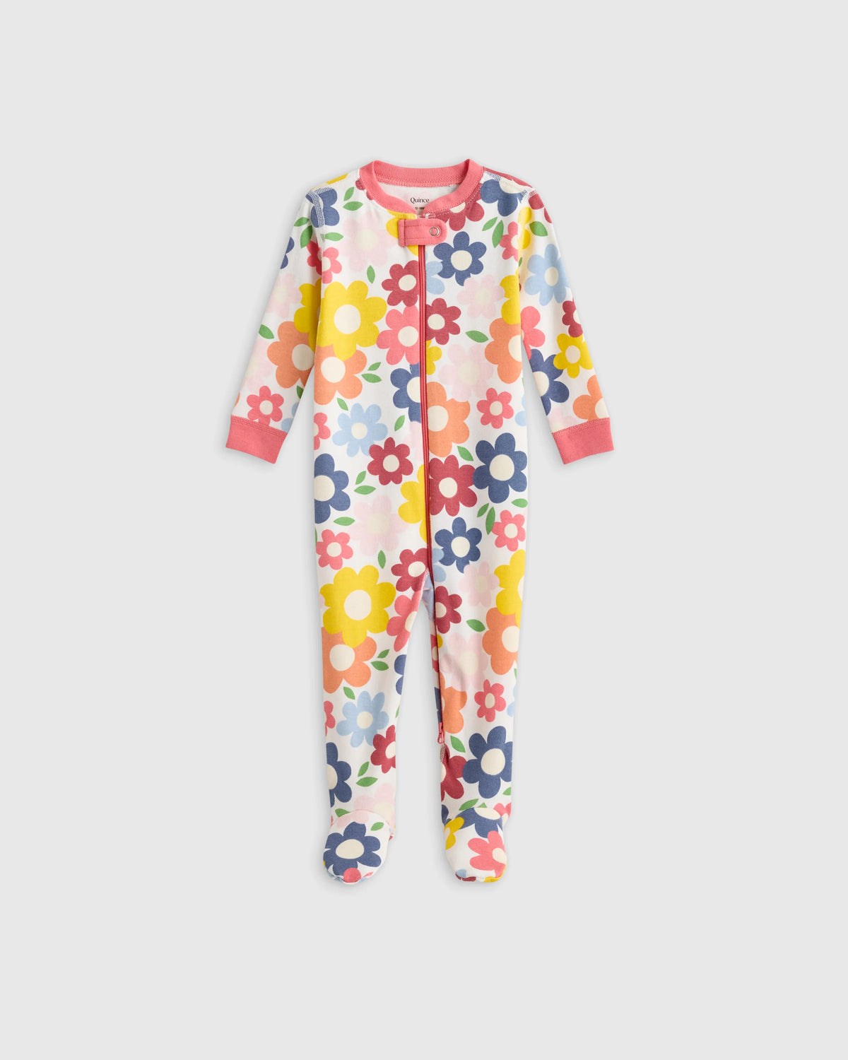 100% Organic Cotton Footie Pajama - 0-3M / Vehicles