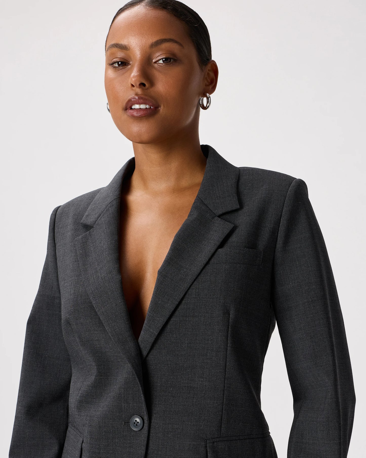 Italian Wool Long Blazer - XS / Sahara Camel