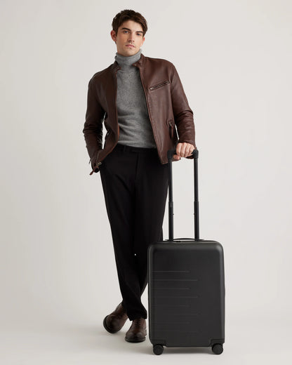 Expandable Small Carry-On Suitcase - One Size / Coastal Cobalt