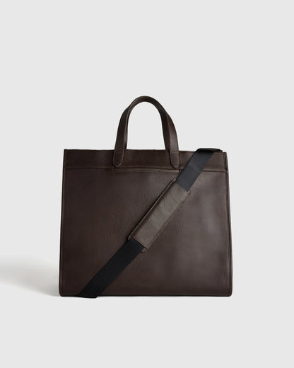 Excursion Italian Leather Tote - One Size / Hickory