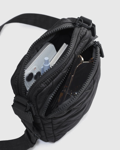 Transit Quilted Phone Crossbody - One Size / Navy