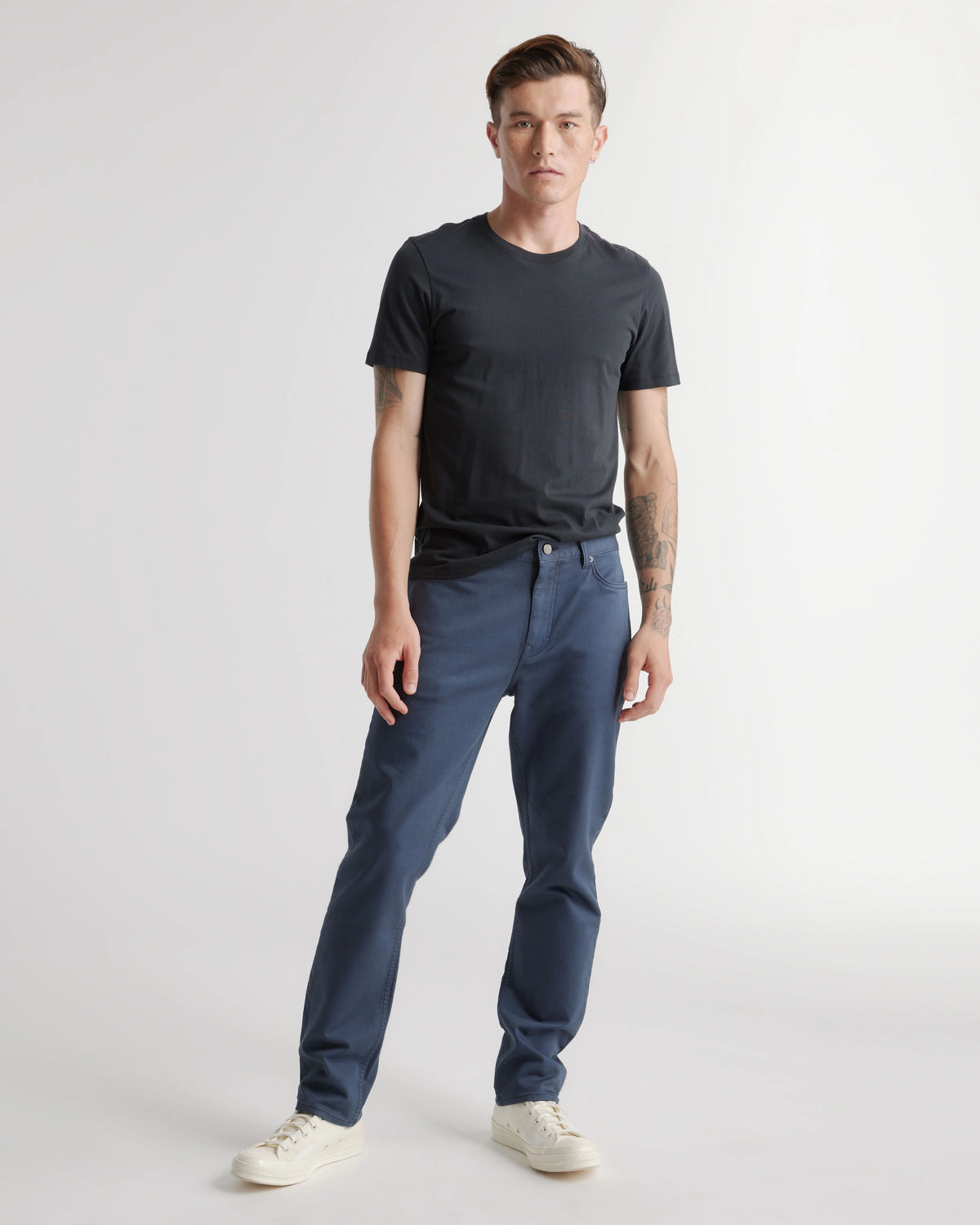 Comfort Stretch Traveler 5-Pocket Pants - Straight - 28X30 / Military Olive