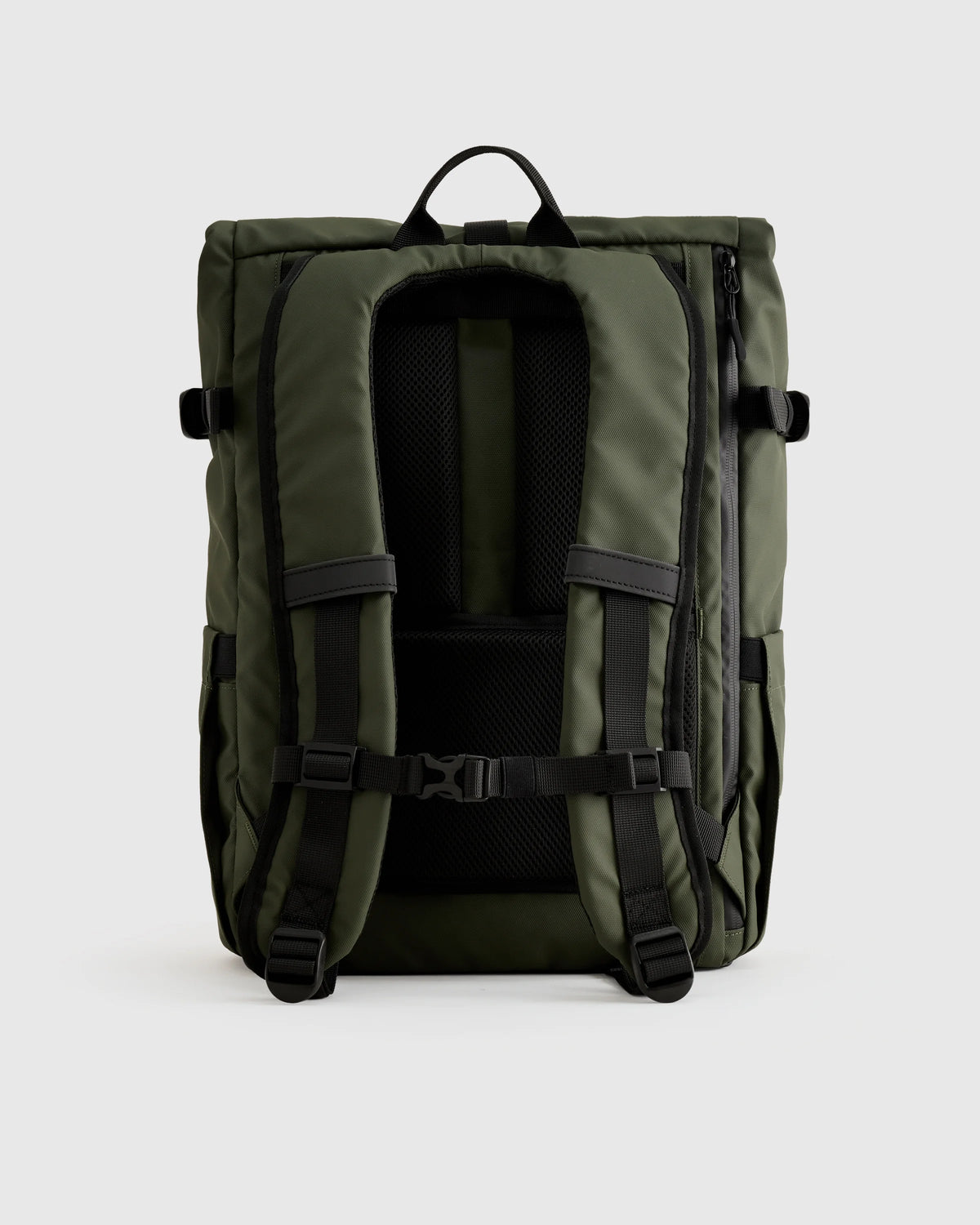 Weather Proof Roll-Top Backpack - One Size / Navy