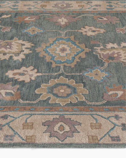 Elowen Wool Rug - 5' x 8' / Blue