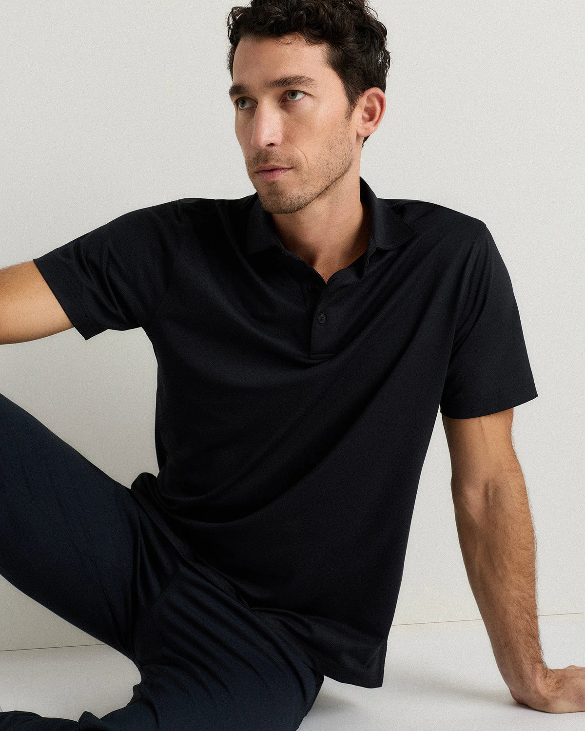 Performance Mesh Golf Polo - S / Navy