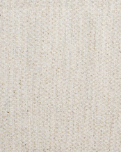 Atlas Midcentury Ottoman in Performance Chenille Linen Blend - 31.5" / Snow