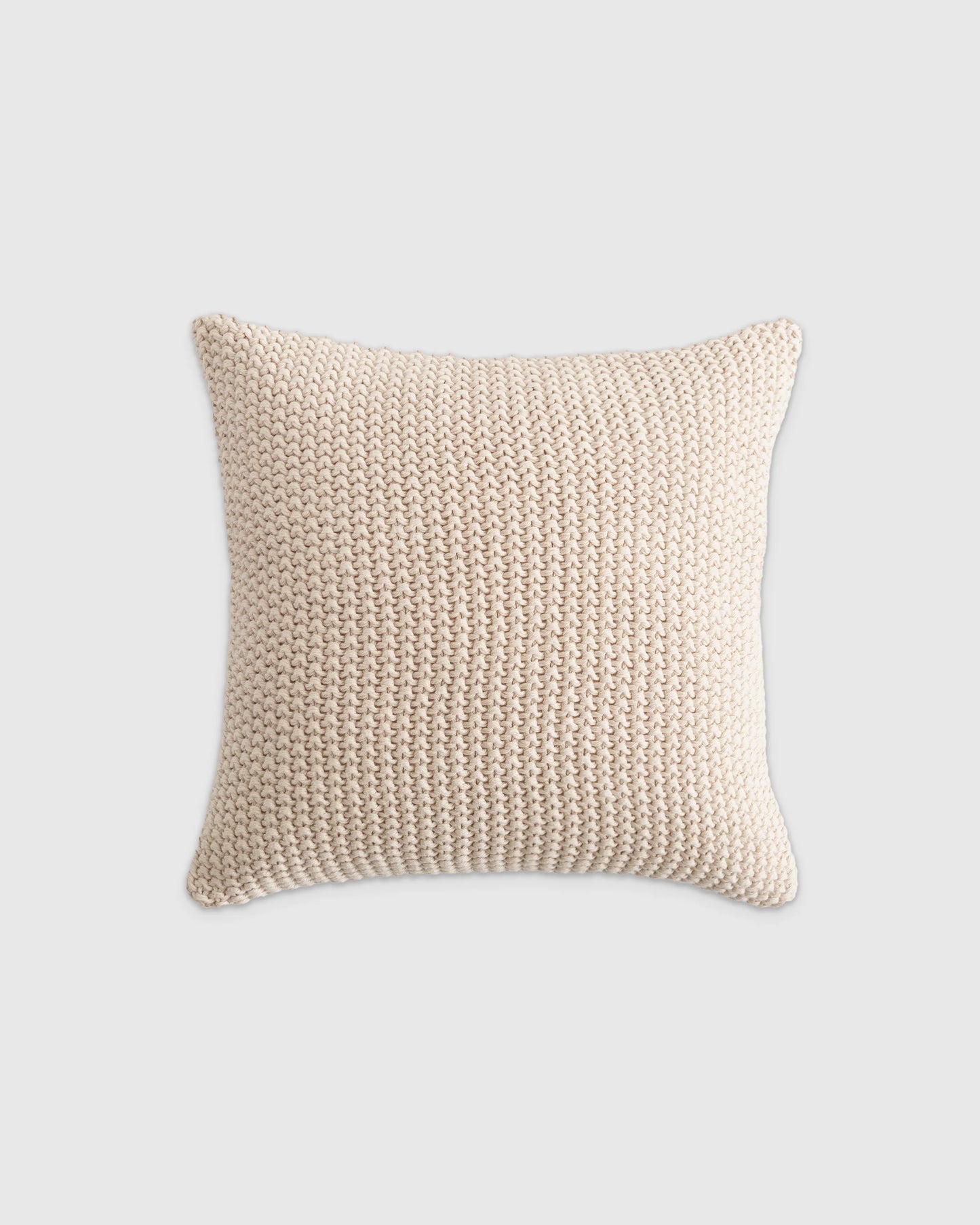 Cotton Fisherman Pillow Cover - 20x20 / Fig