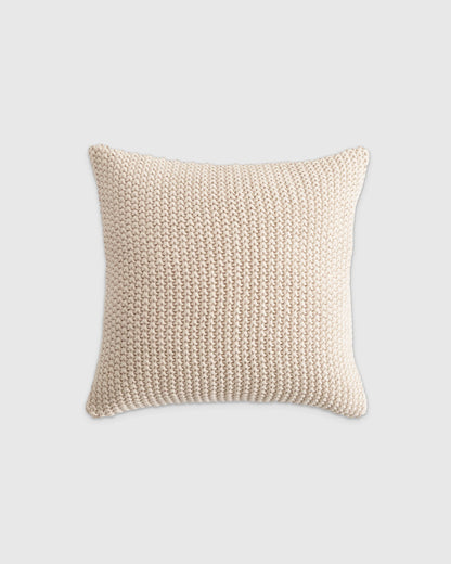 Cotton Fisherman Pillow Cover - 20x20 / Fig