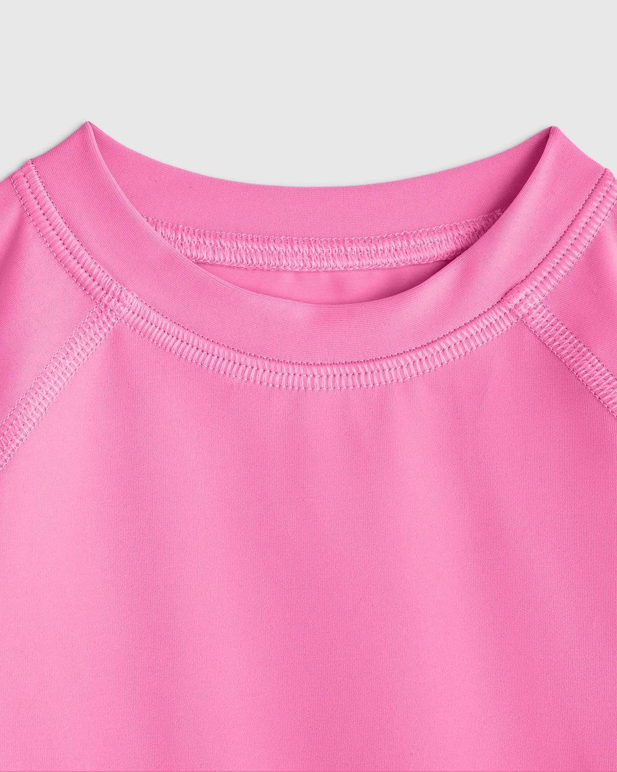 Long Sleeve Raglan Rash Guard - 6-9M / Island Aqua