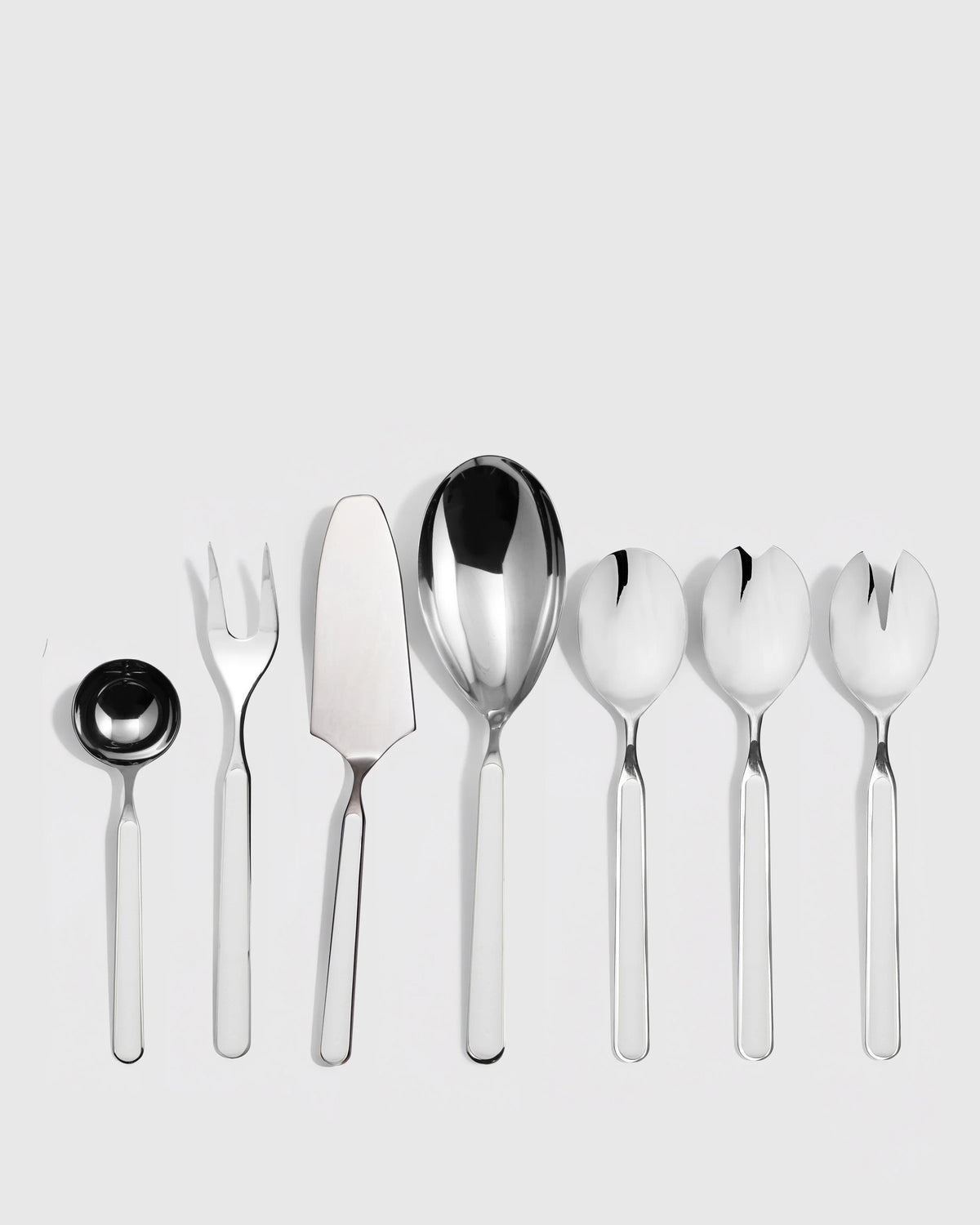 Fantasia 7-Pc Serving Utensil Set by Mepra - One Size / Porcelain