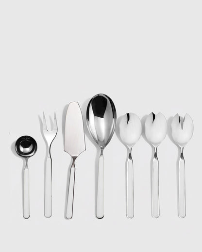 Fantasia 7-Pc Serving Utensil Set by Mepra - One Size / Porcelain