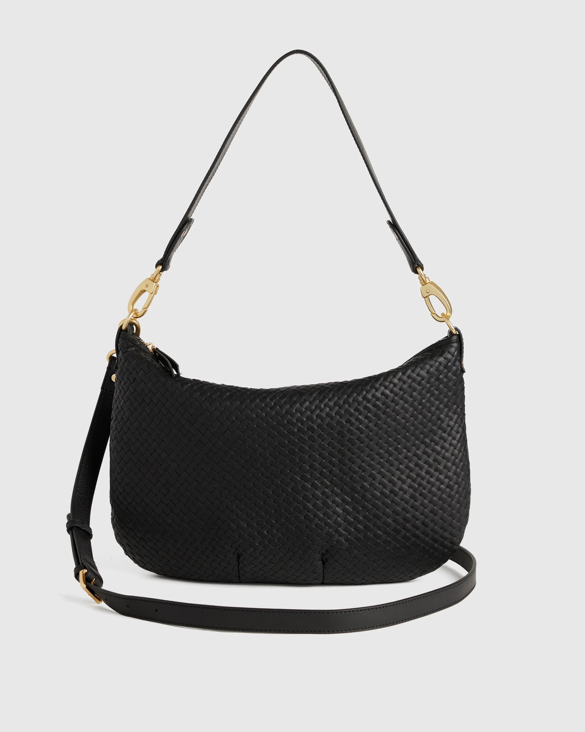 Sloane Handwoven Shoulder Bag - One Size / Cognac