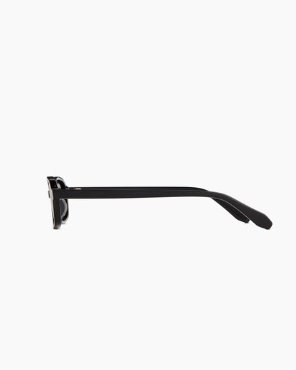 Mykonos Polarized Acetate Sunglasses - One Size / Black with Green lens