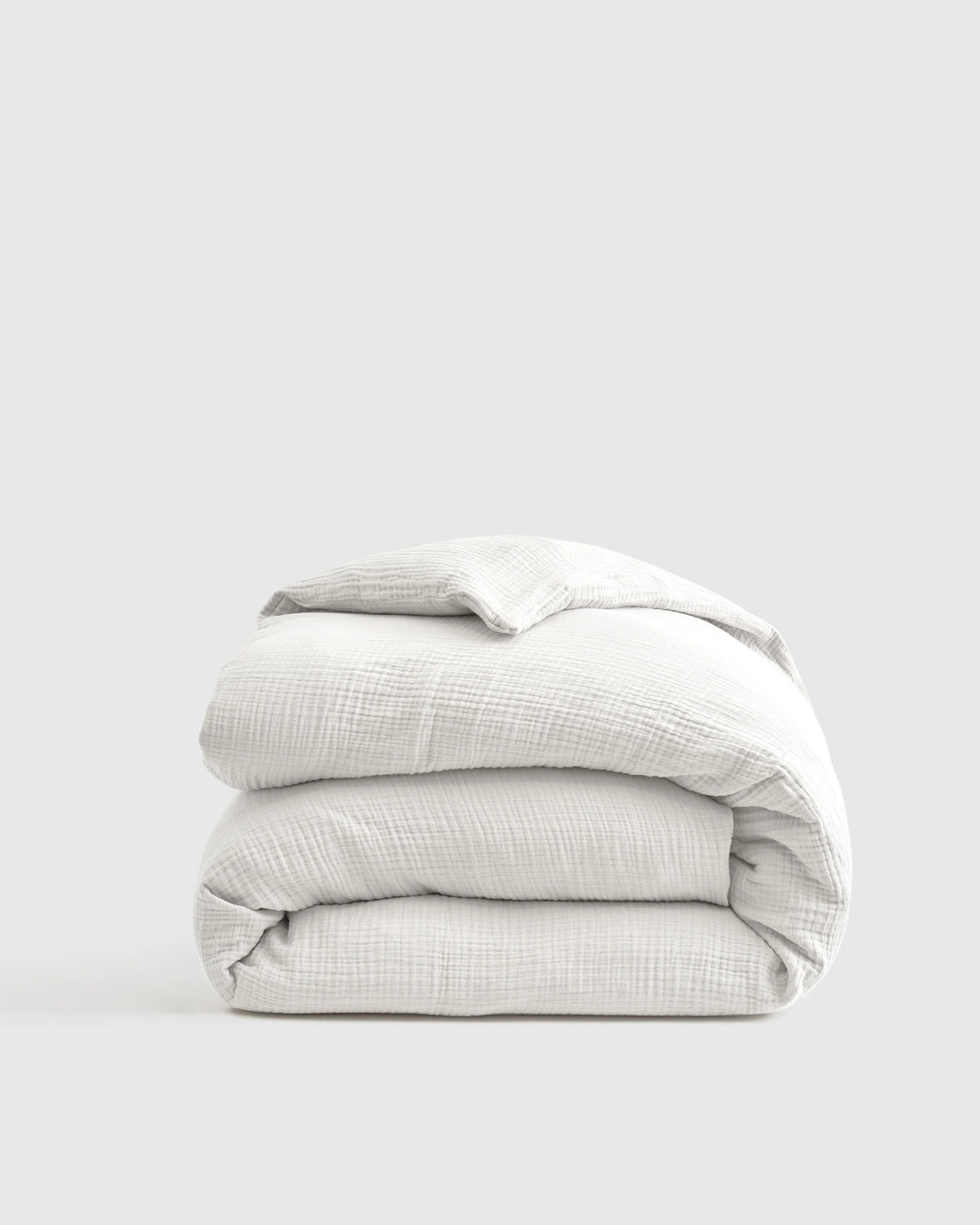 Organic Cotton Gauze Duvet Cover - Twin / Dried Sage