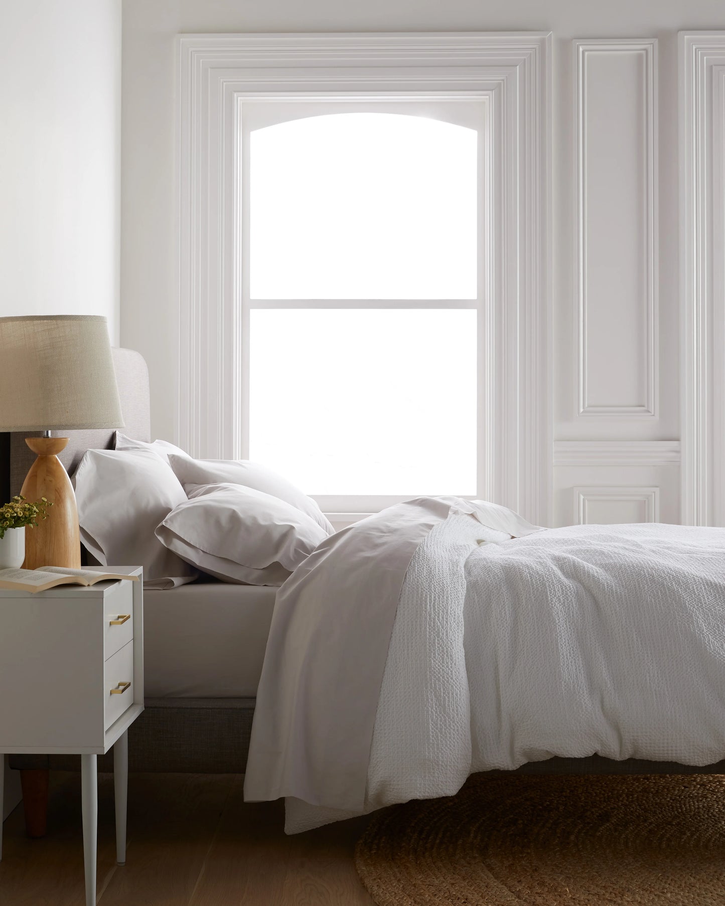 Organic Luxe Honeycomb Duvet Cover - Twin / Mineral