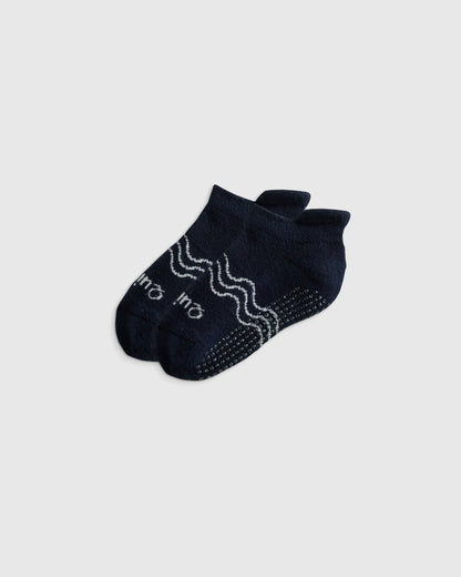 Organic Cotton Gripper Ankle Socks 8-Pack - 12M-24M / Pink/White Multi