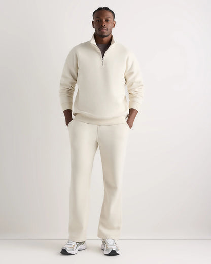 Everyday Fleece Quarter-Zip Sweatshirt - S / Coastal Sage
