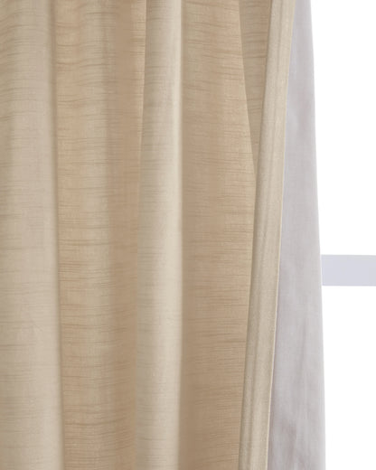 Luster Velvet Curtain - Single Panel - 48x84 / Champagne