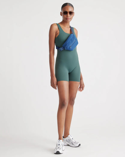 Ultra-Form Short Jumpsuit - XS / Forest Green