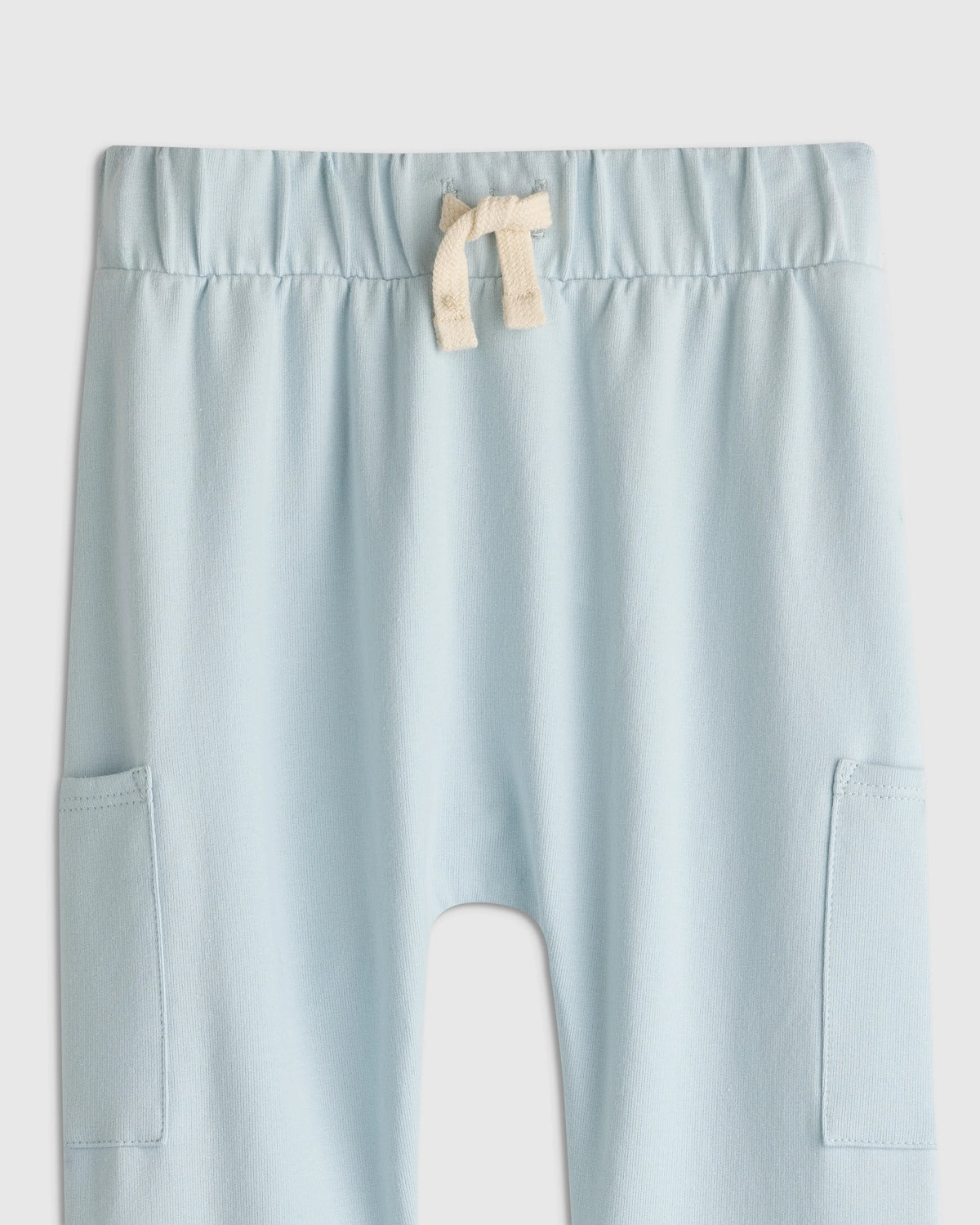 Organic Cotton French Terry Pocket Pants - 2T / Vintage Blue
