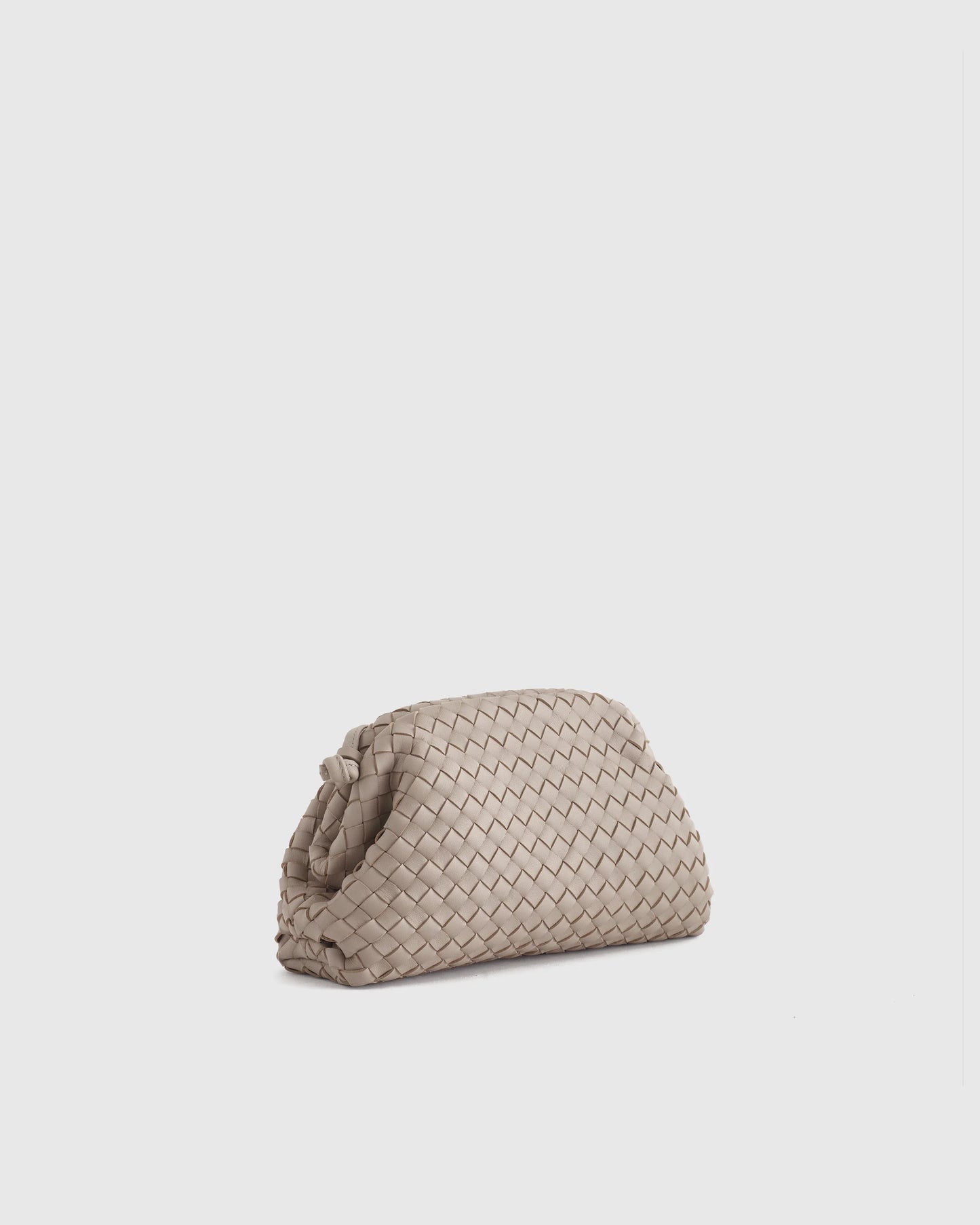 Naomi Handwoven Clutch - One Size / Black