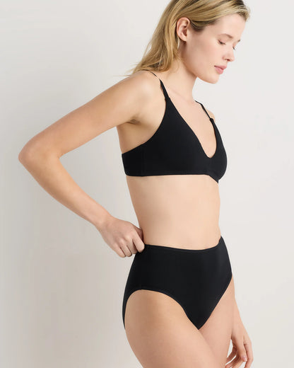 Organic Cotton High-Waisted Brief (6-Pack) - XS / Sand